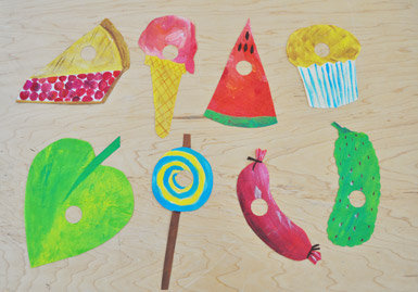 385x269 The Very Hungry Caterpillar Mobile Tutorial (Part 2) Carle Museum - Hungry Caterpillar Painting