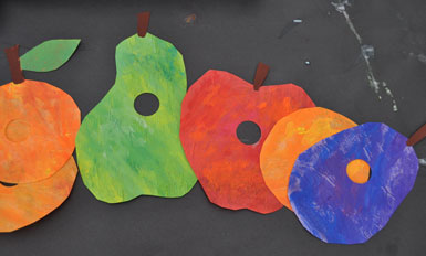 385x232 The Very Hungry Caterpillar Mobile Tutorial Carle Museum - Hungry Caterpillar Painting
