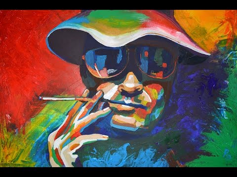 480x360 Hunter S Thompson - Hunter S Thompson Painting