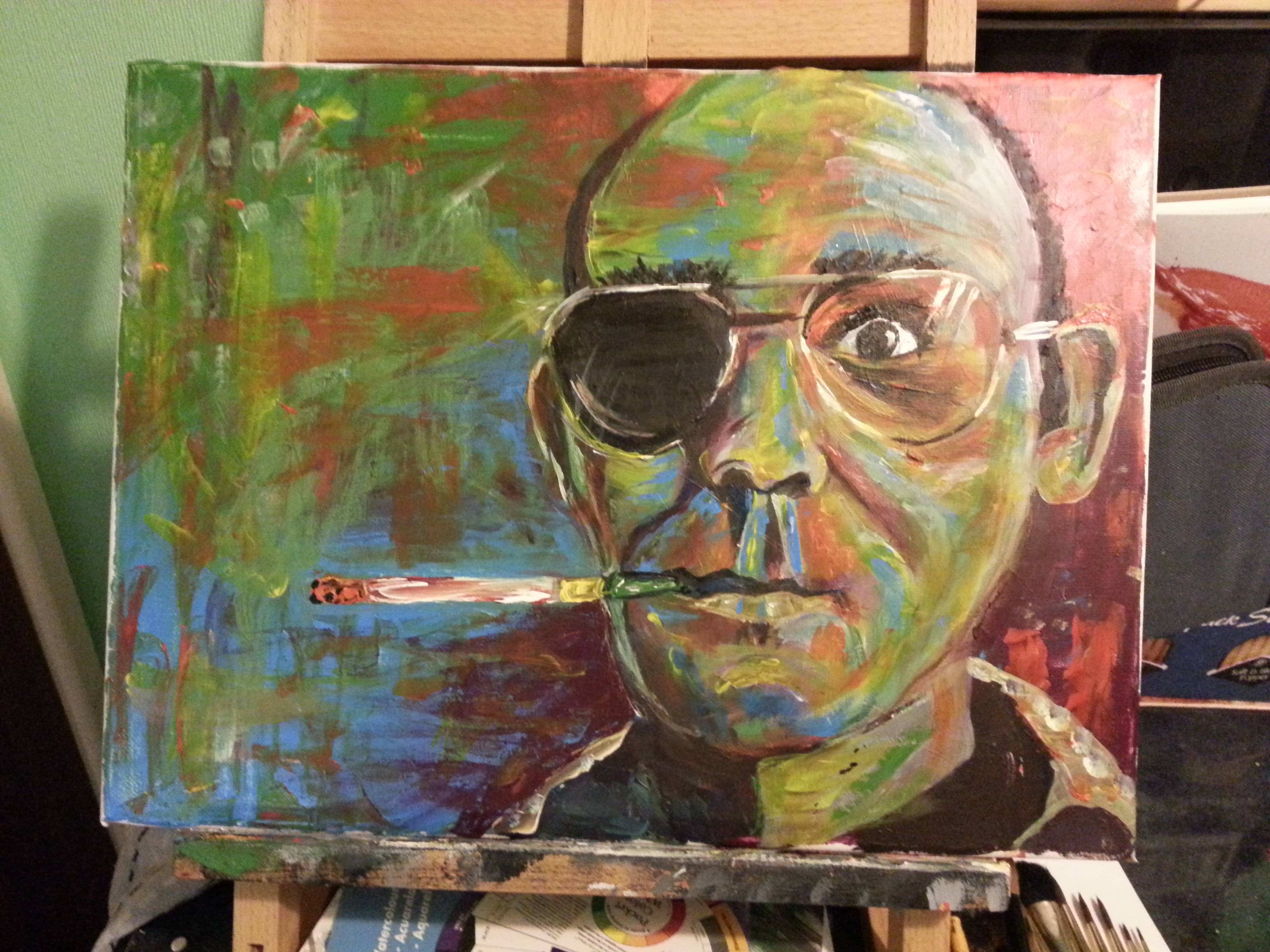 Hunter S Thompson Painting at PaintingValley.com | Explore collection ...