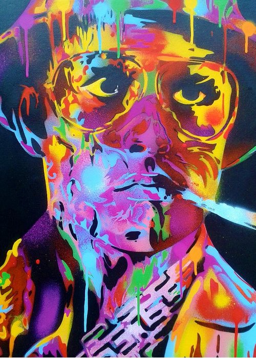 500x700 Hunter S. Thompson Art Fine Art America - Hunter S Thompson Painting