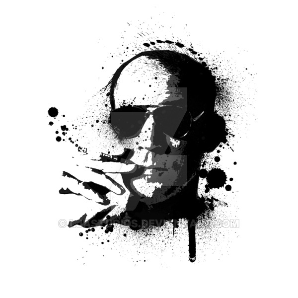 600x600 Hunter S. Thompson By Ljastudios - Hunter S Thompson Painting