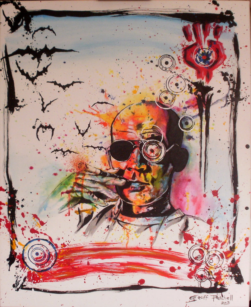 807x990 Hunter S Thompson By Ace Mcguire - Hunter S Thompson Painting