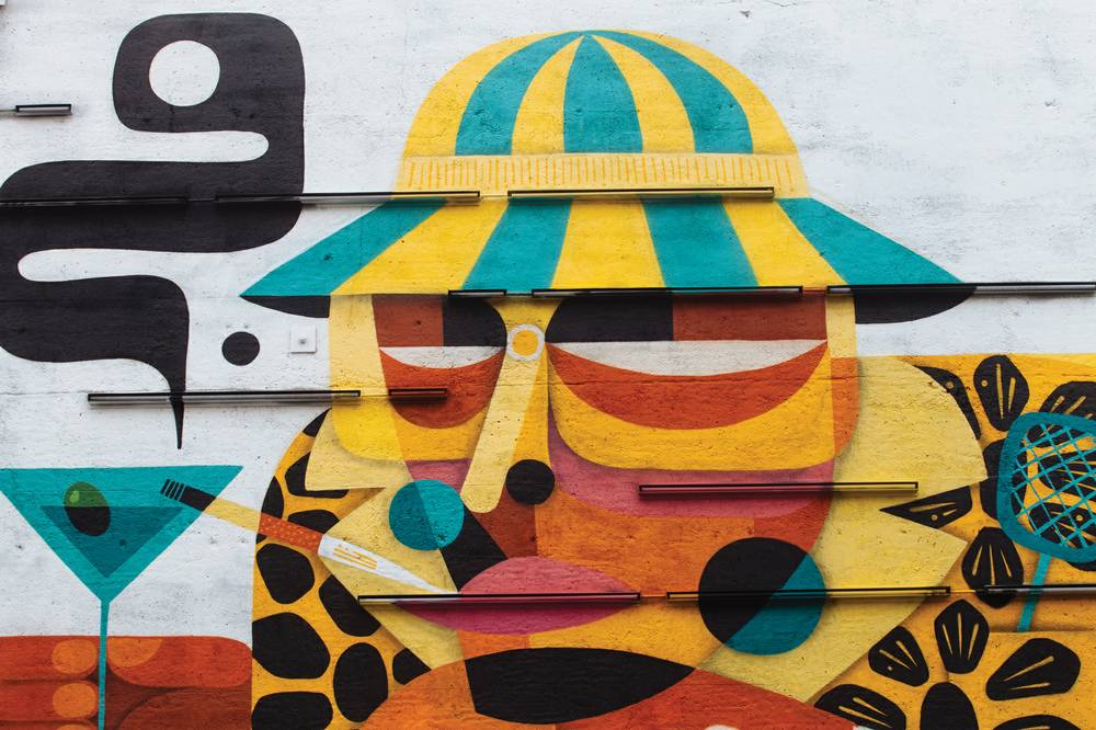 1000x666 Painting A City's Aesthetic The Street Art Of Downtown - Hunter S Thompson Painting