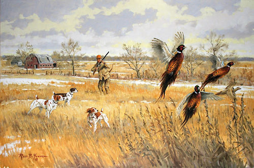 500x332 The Apprentice - Hunting Painting