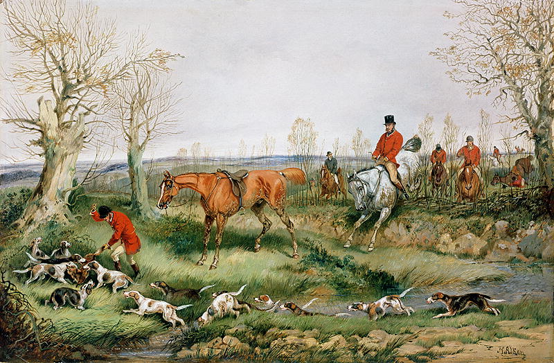 800x524 Hunting Scene Painting Henry Thomas Alken Oil Paintings - Hunting Scene Oil Painting