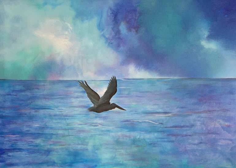 770x547 Saatchi Art Huntington Beach Painting By Lauren Fenstermacher - Huntington Beach Painting