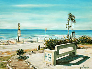 300x225 Huntington Beach Paintings Fine Art America - Huntington Beach Painting