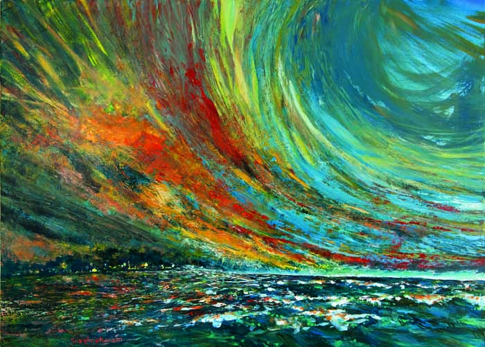 700x501 New Gallery Celebrates Coronado Artist's Work Coronado Times - Hurricane Painting