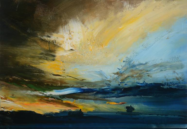 770x531 Saatchi Art Orient Point, After The Hurricane Painting By Maurice - Hurricane Painting