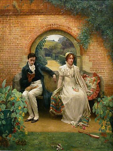 362x480 Walter Sadler Married - Husband And Wife Painting