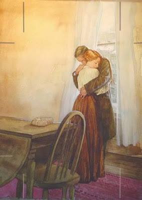 283x400 Catholic Wife Lesson Exercising Feminine Influence In Marriage - Husband And Wife Painting