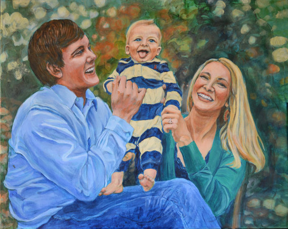 Husband And Wife Painting at PaintingValley.com | Explore collection of ...