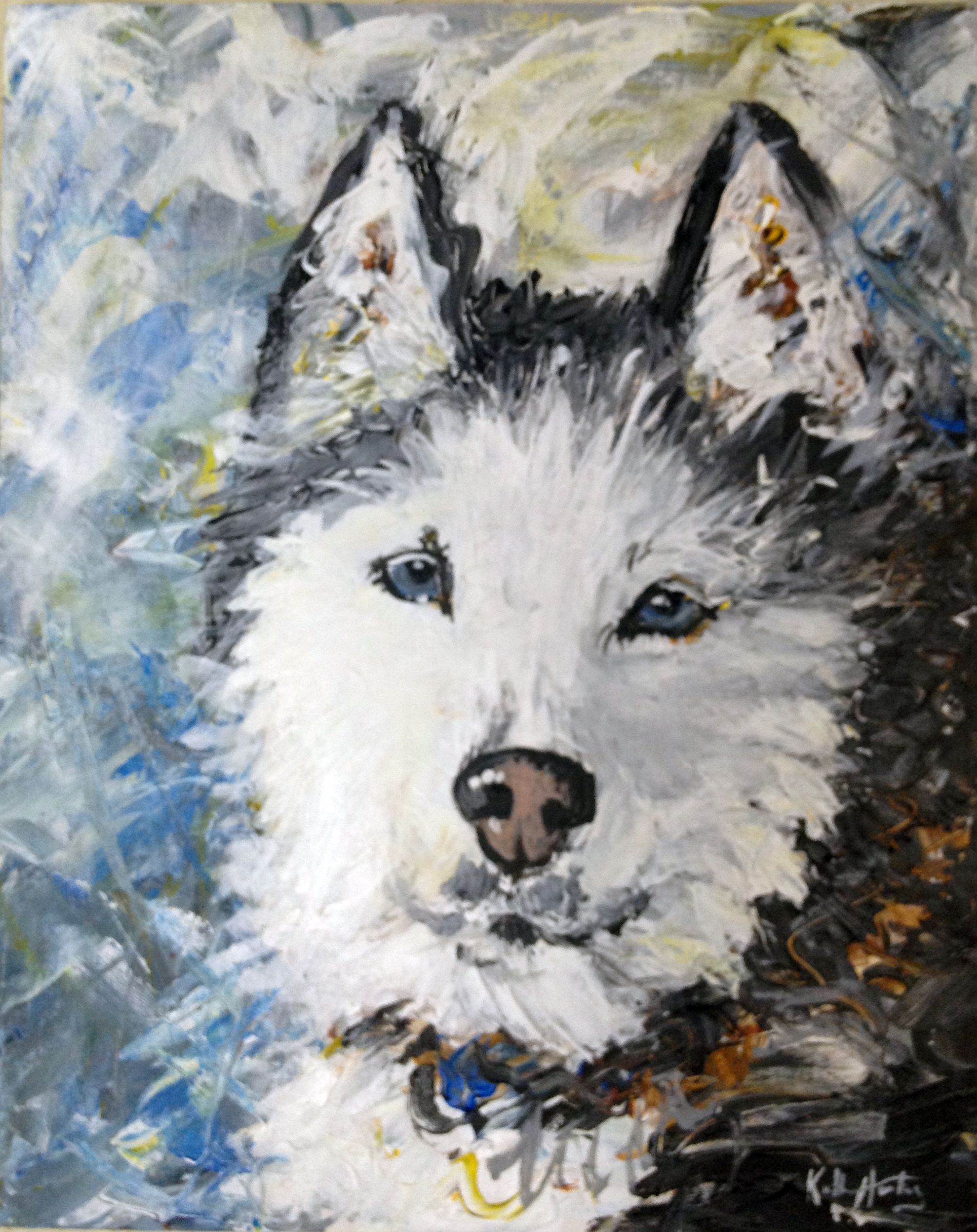 2004x2526 Huskies Animal Craft Inspiration - Husky Painting