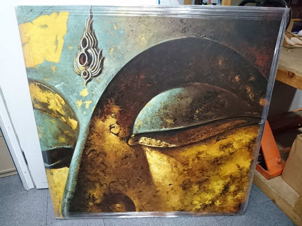 1280x960 Jean Marc Huss Original Painting Siddhis Mental Power - Huss Painting