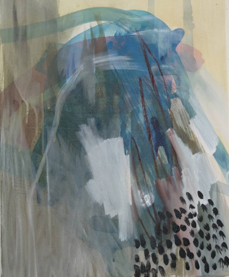 770x931 Saatchi Art Floating Painting By Cat Huss - Huss Painting