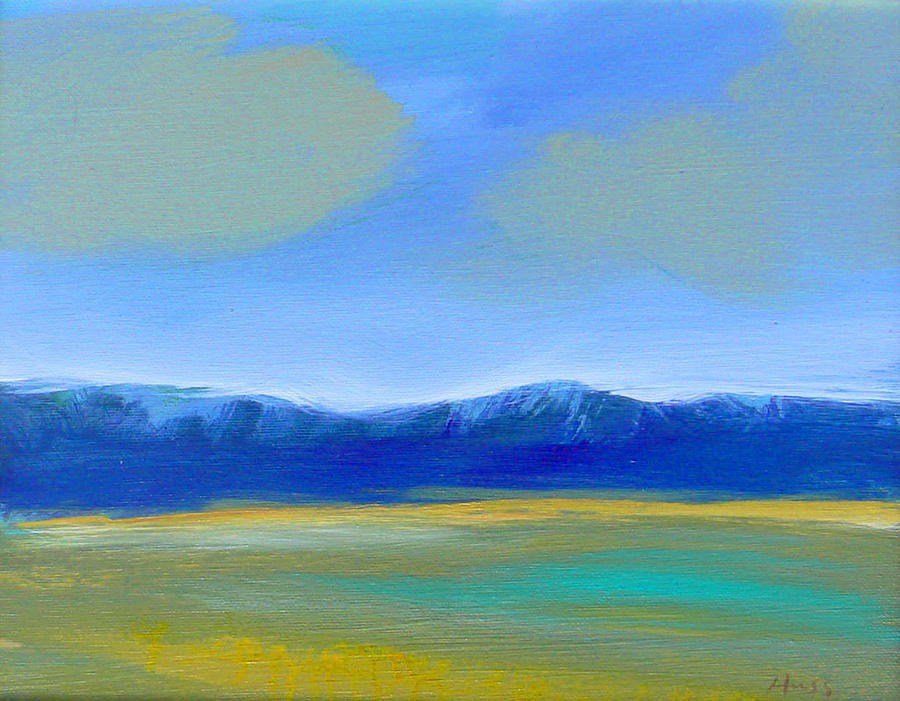 900x701 Soft Clouds Painting By Sally Huss - Huss Painting