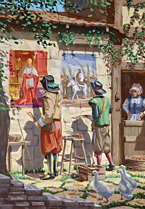 300x431 The Great Controversy, By Ellen G. White. Chapter 6 Huss And Jerome - Huss Painting