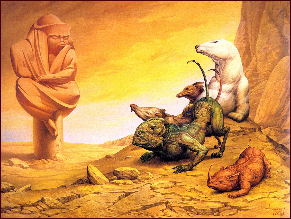 1132x853 Exposition Art Blog Fantastic Art Judson Huss - Huss Painting