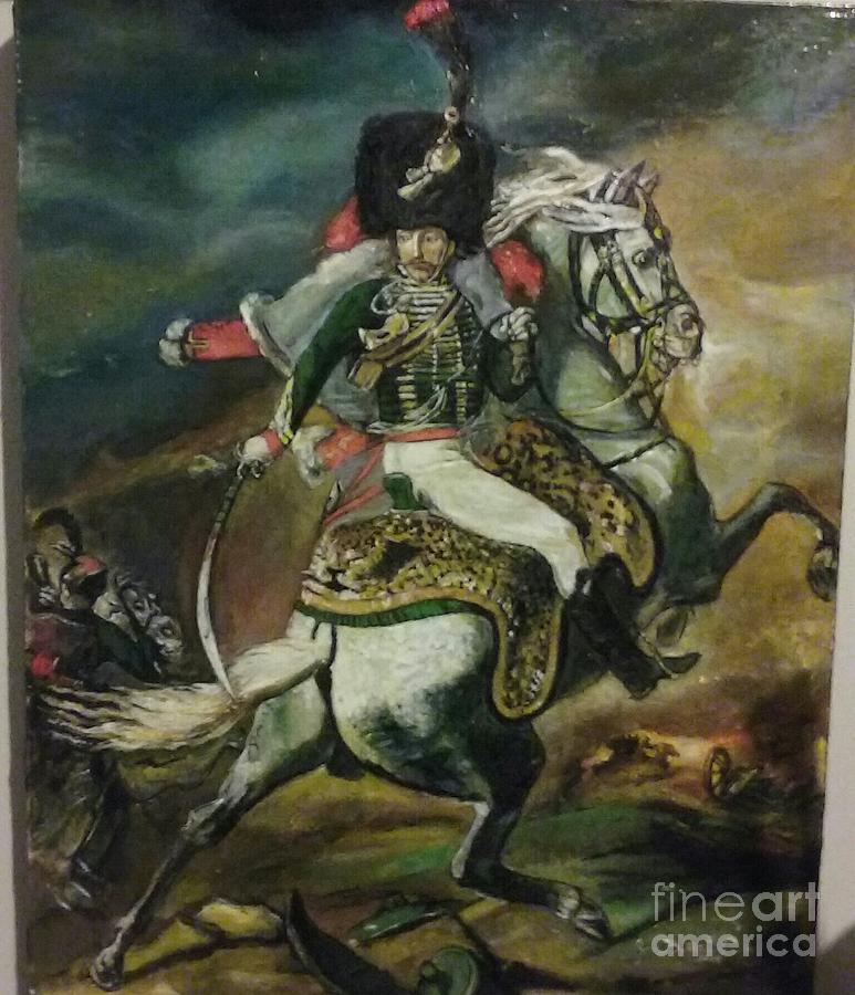 773x900 Hussar Napoleonic Elite Calavary Officer Circa 1812 Painting By - Hussar Painting