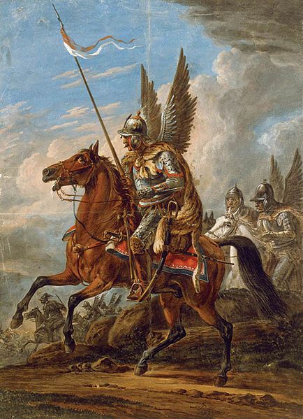 434x599 Polish Lithuanian Commonwealth Winged Hussar, Painting By - Hussar Painting