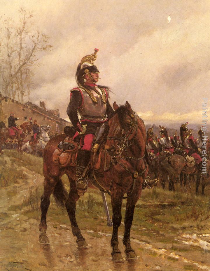 720x931 Alphonse De Neuville The Hussars Painting Anysize 50% Off - Hussar Painting