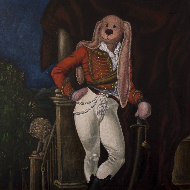 770x770 Saatchi Art Hussar Painting By Helena Alexandra Reut - Hussar Painting