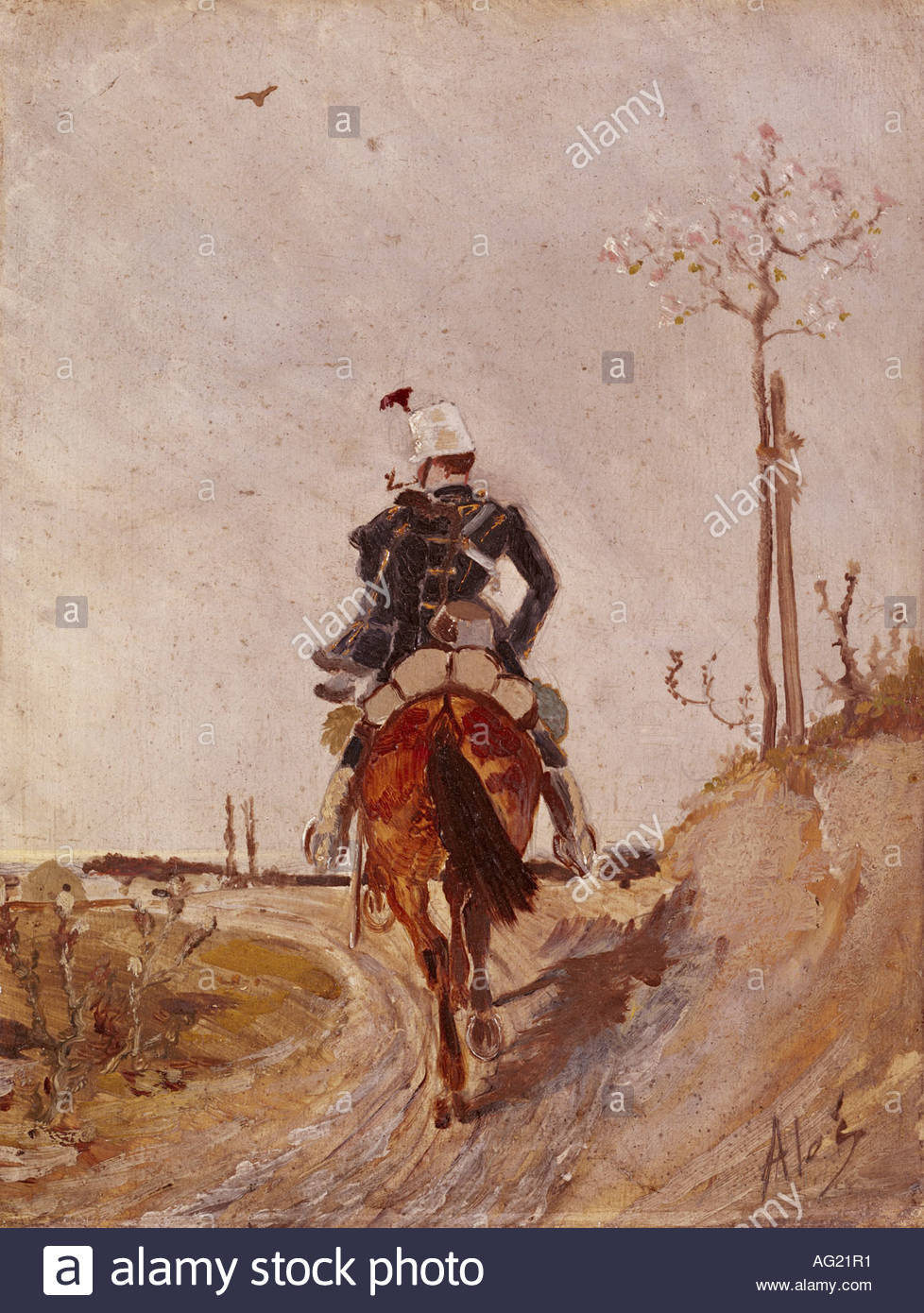 978x1390 Fine Arts, Ales, Mikolas, (1852 - Hussar Painting