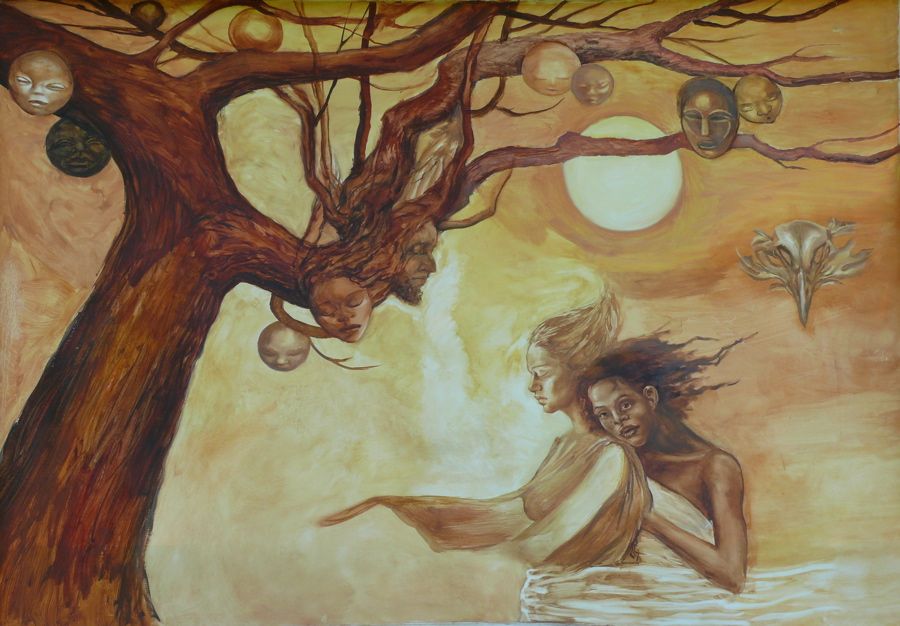 900x626 Painting By Nakazzi Hutchinson Barbadian Painters - Hutchinson Painting