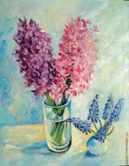 Hyacinth Painting at PaintingValley.com | Explore collection of ...