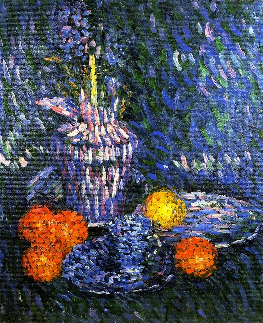 843x1035 Still Life With Hyacinth And Oranges Painting Alexei Jawlensky - Hyacinth Painting