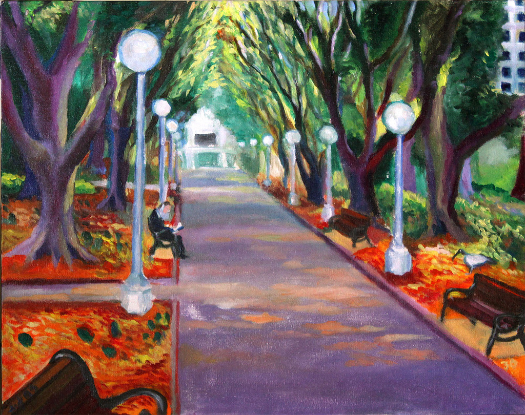 1024x810 Hyde Park Painting I Did This Painting On My 30th - Hyde Park Painting
