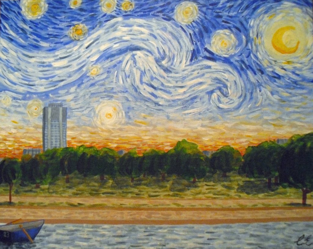 1024x813 Paint Starry Night Over Hyde Park! Bayswater, Friday 15 September - Hyde Park Painting