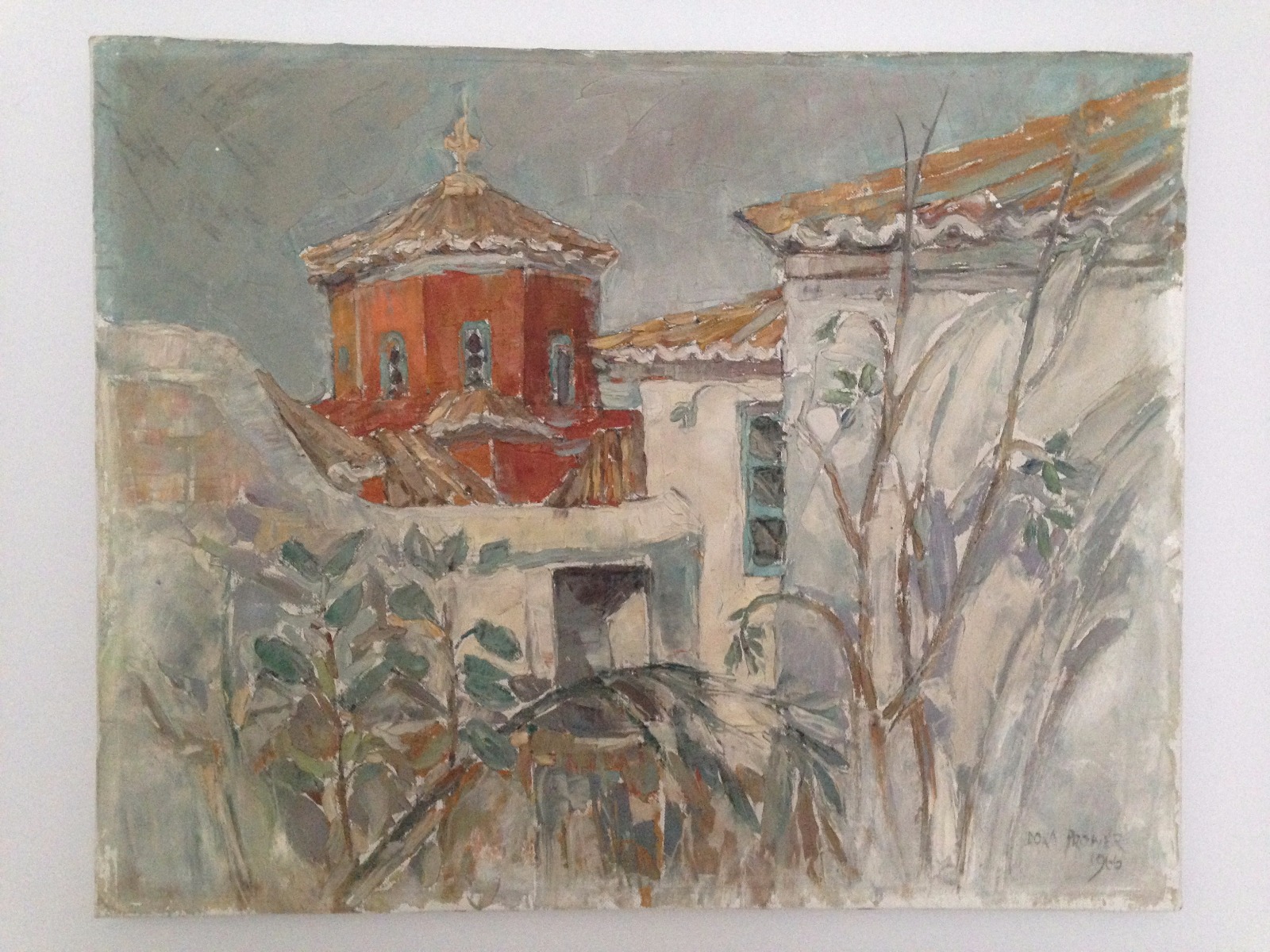 1600x1200 Original Impressionism Painting On Canvas Landscape - Hydra Painting