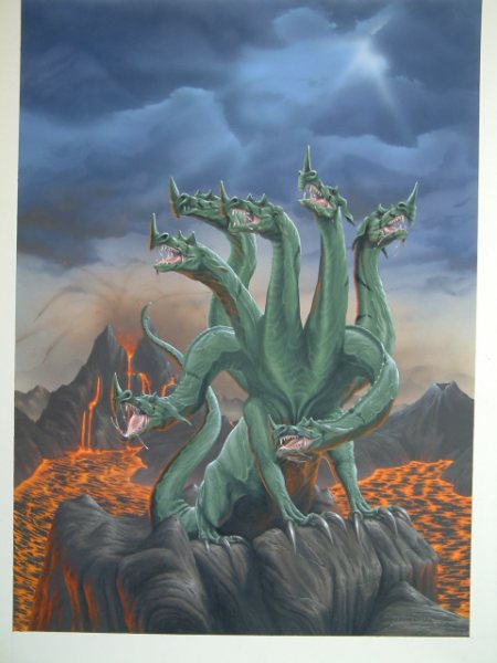 Hydra paintings search result at PaintingValley.com