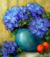 176x200 Stunning Hydrangea Oil Painting Reproductions For Sale On Fine - Hydrangea Oil Painting