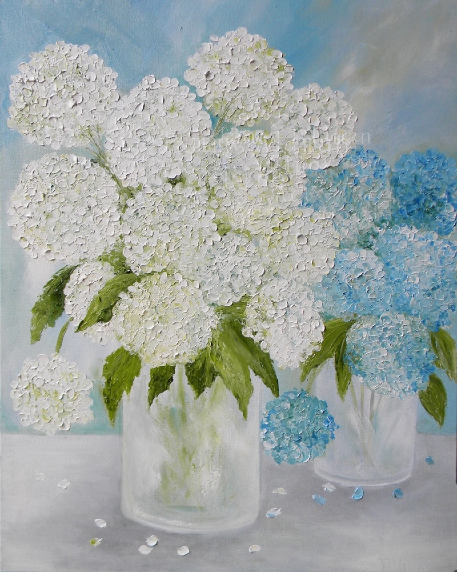 Hydrangea paintings search result at PaintingValley.com