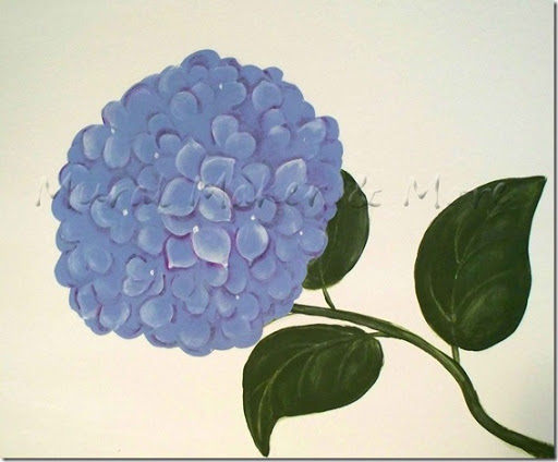 512x424 Paint Hydrangea Three Ways! - Hydrangea Painting