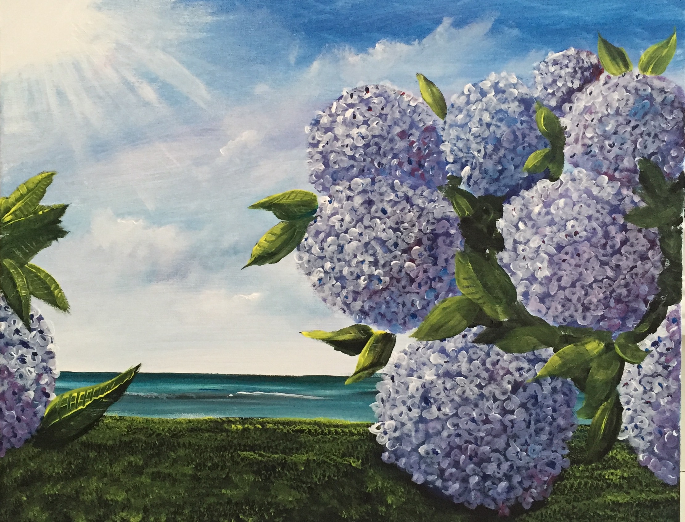 2222x1692 El Torito - Hydrangea Painting
