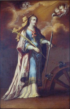286x448 Is St Catherine Of Alexandria A Fictional Person Based On Hypatia - Hypatia Painting