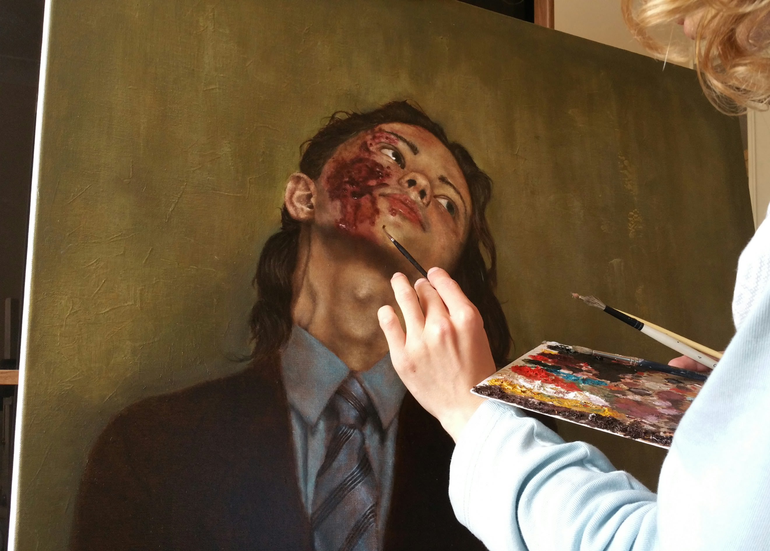 2642x1892 Portrait Hyperrealism - Hyper Realism Painting