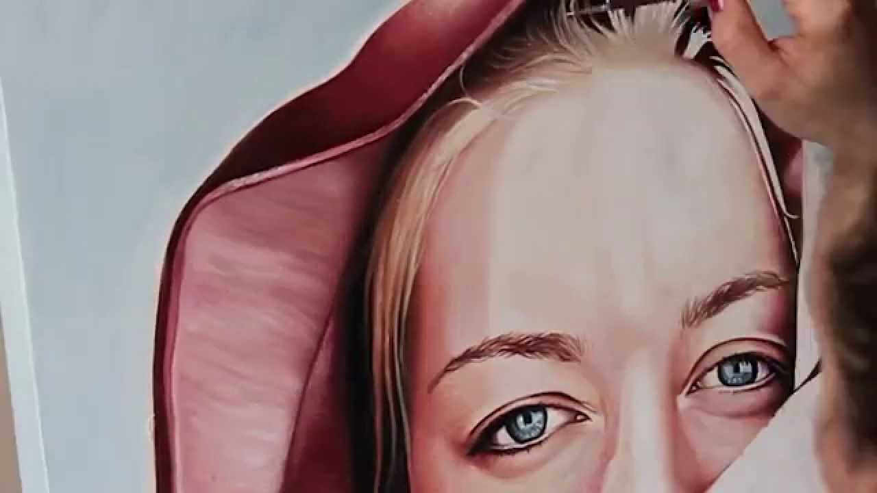 1280x720 Giulia Hyper Realistic Oil Painting - Hyper Realistic Oil Painting