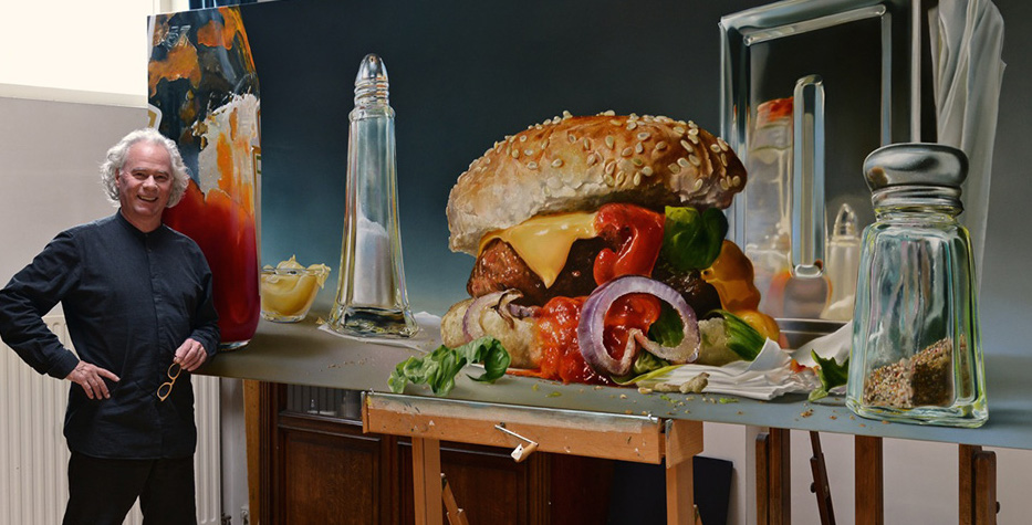 933x475 Hyperrealistic Oil Paintings Of Delicious Food By Tjalf Sparnaay - Hyper Realistic Oil Painting
