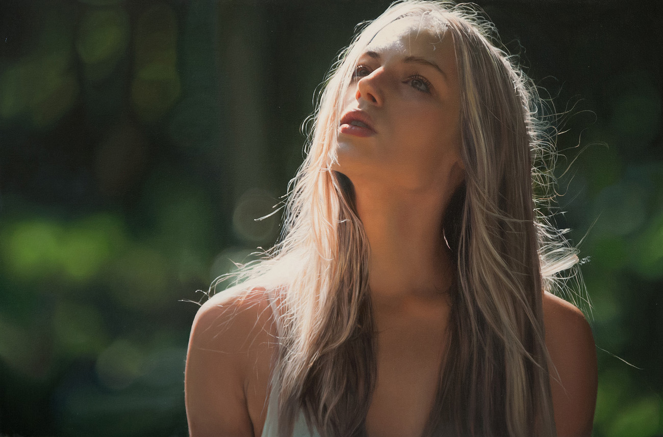 1300x858 Yigal Ozeri's Astonishing Hyper Realistic Oil Paintings - Hyper Realistic Oil Painting
