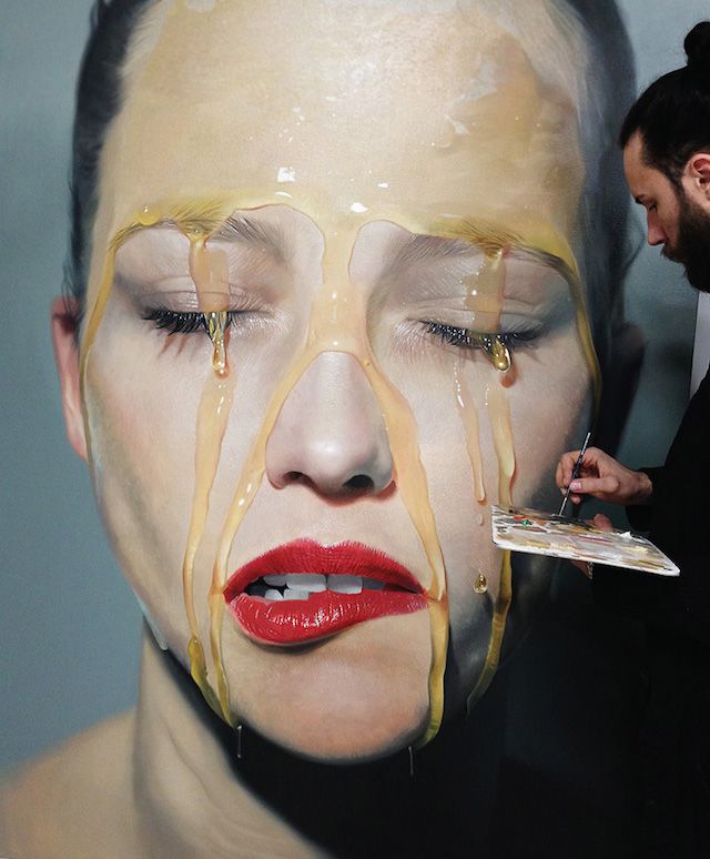 640x774 Hyperreal Paintings By Mike Dargas Paintings - Hyper Realistic Painting