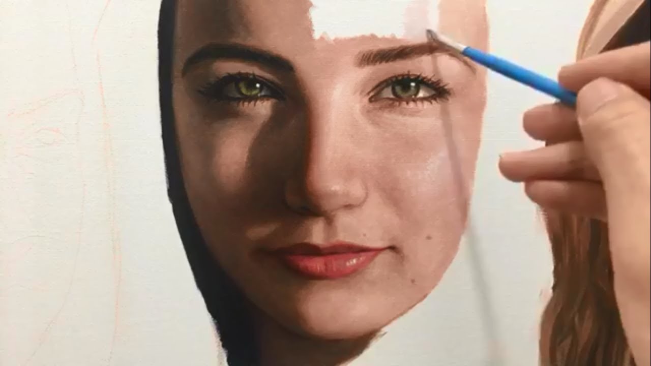 1280x720 Real Time Painting 2 Hyperrealistic Art - Hyper Realistic Painting