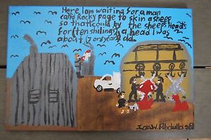 300x200 Painting Byboriginalrtist Ianbdulla Here Im Wait - I Am A Man Painting