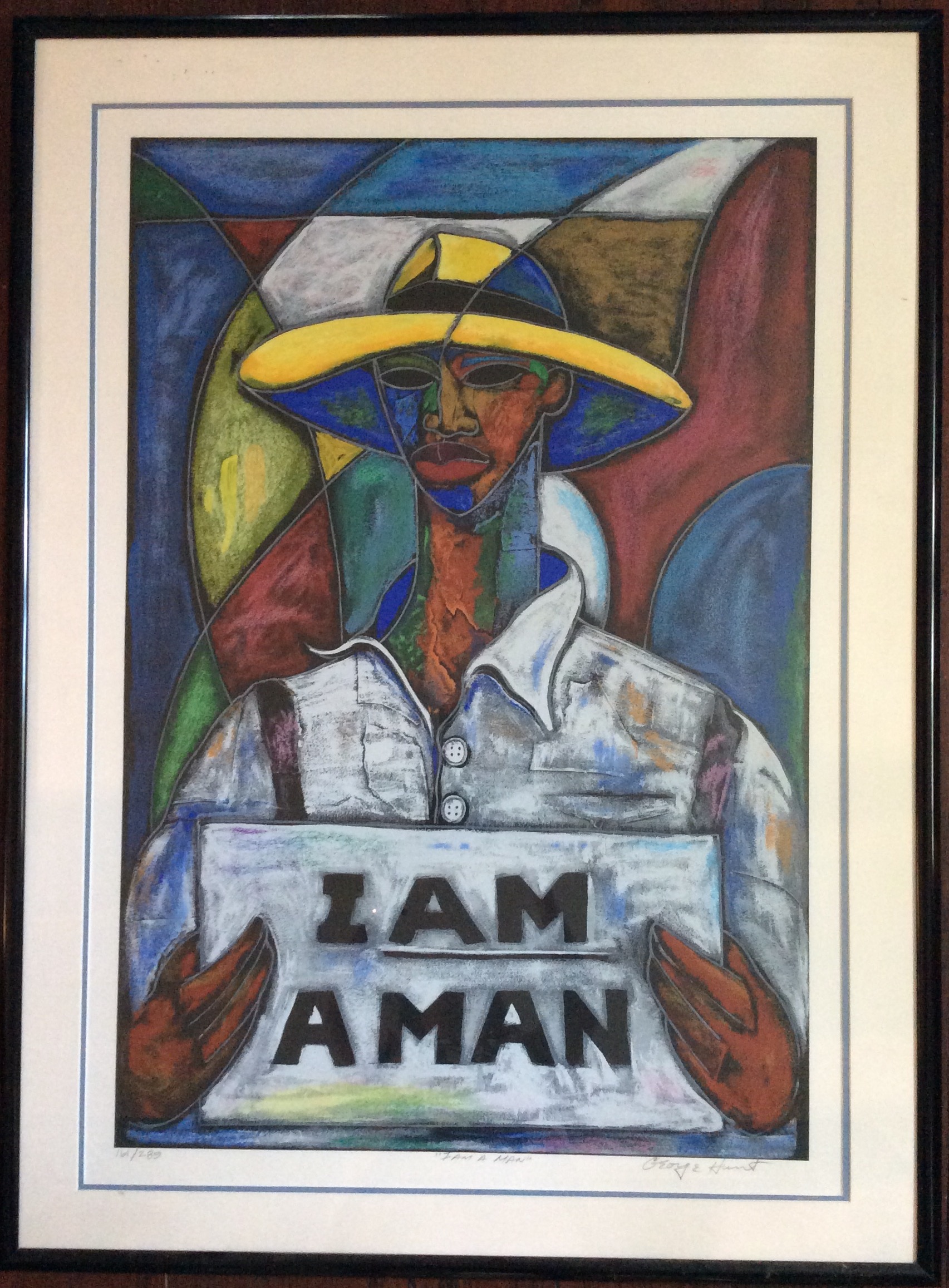 1705x2315 Sold I Am A Man By George Hunt October Gallery - I Am A Man Painting