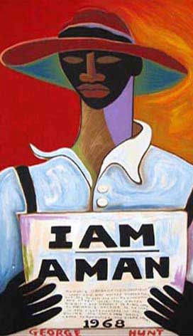 272x472 I Am A Man Ii - I Am A Man Painting