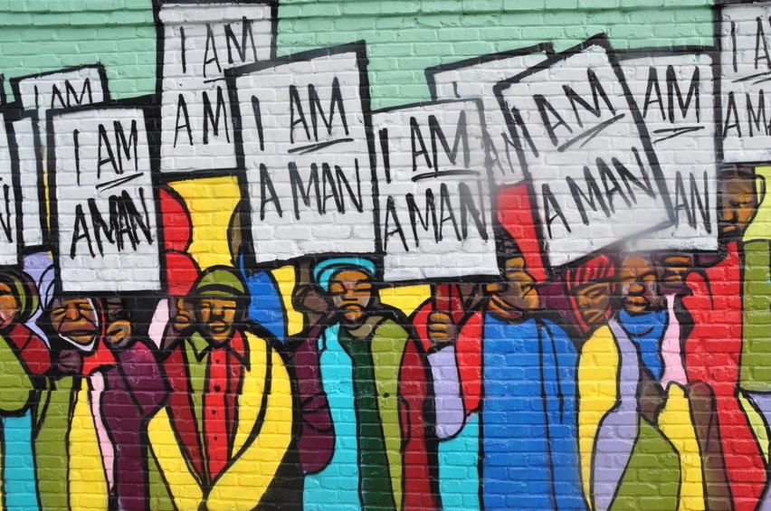 852x565 I Am A Man Photo Turns 50, And Its Story Continues To Deepen - I Am A Man Painting